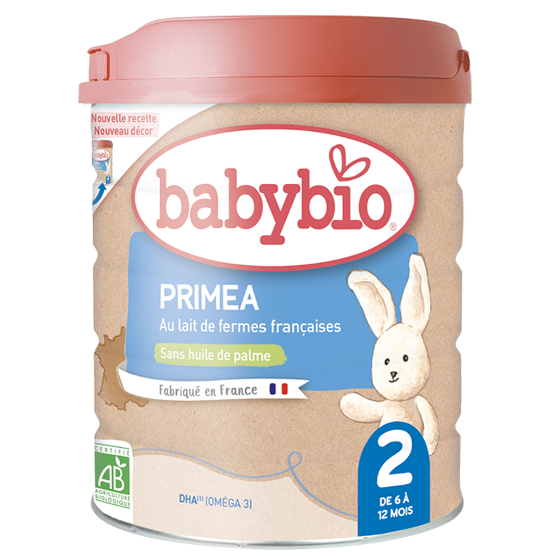 Lait poudre Babybio Primea 2 800G