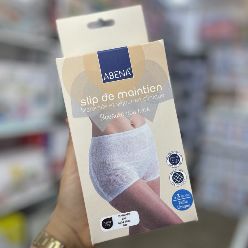 Slips extensibles Maternité et séjour en clinique 3 pcs – Abena