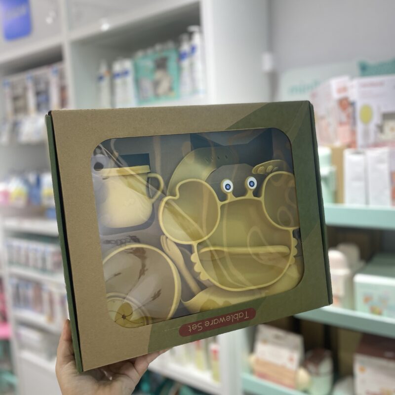 Coffrets vaisselle bébé en silicone