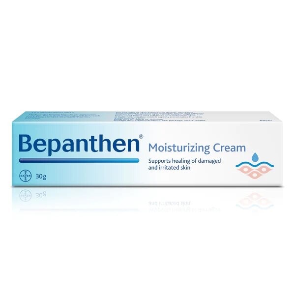 Crème hydratant - Bepanthen - 30 grammes - Peaux sèches - Sans parfum