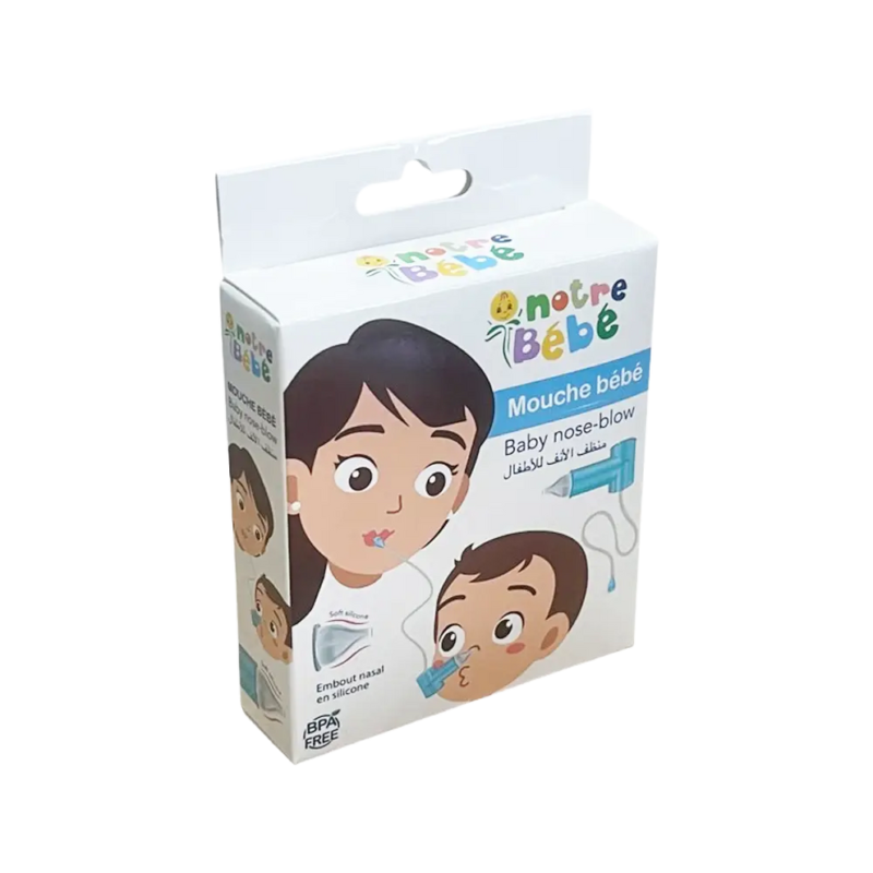 Notre Bébé Mouche‑bébé avec embout en silicone
