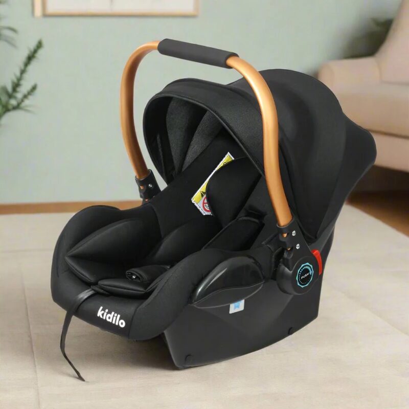 Siège Auto maxi cosi Bébé Naissance à 13kg – G308 Bras Aluminium Gold – Kidilo