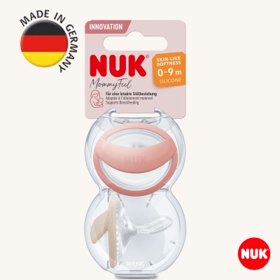 NUK — Lot 2 Sucettes MOMMYFEEL 0-9mois