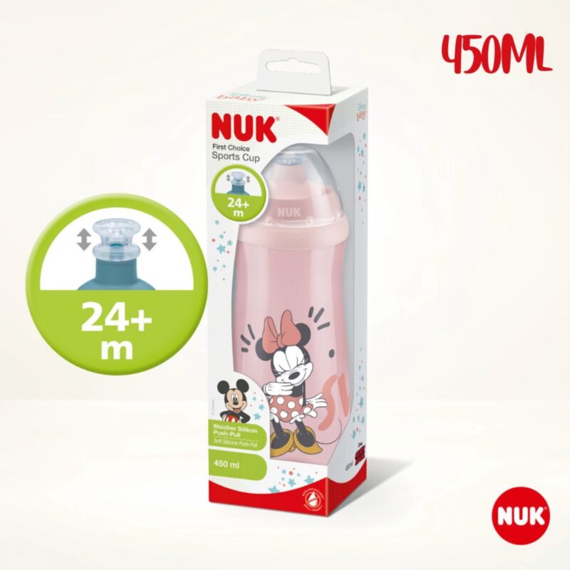 NUK Sports Cup 24m+ 450ml Disney Minnie