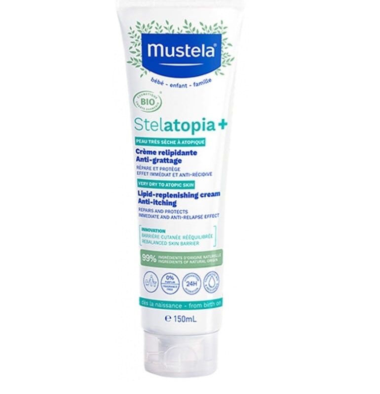 Mustela Stelatopia+ Crème Relipidante Anti-Grattage Bio 150 ml