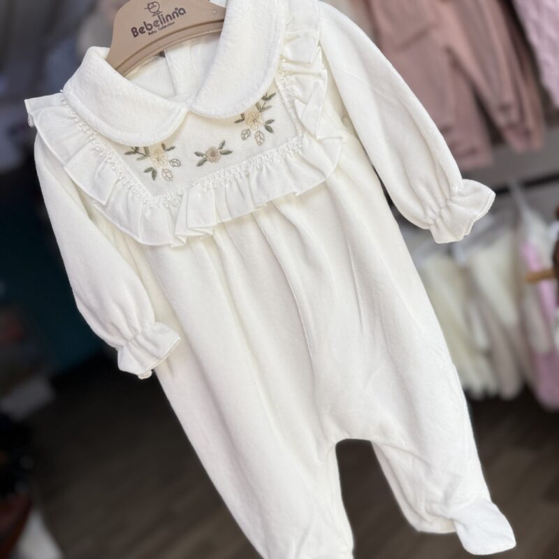 Bebelinna grenouillère velours fille