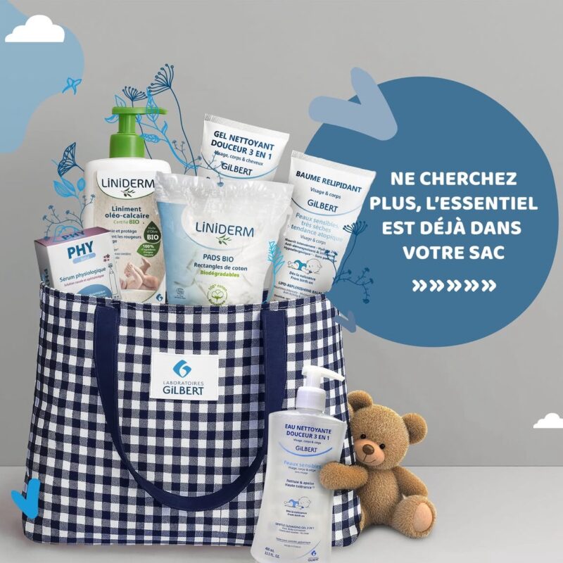 Gilbert ~ Pack essentiel nouveau né avec sac offert