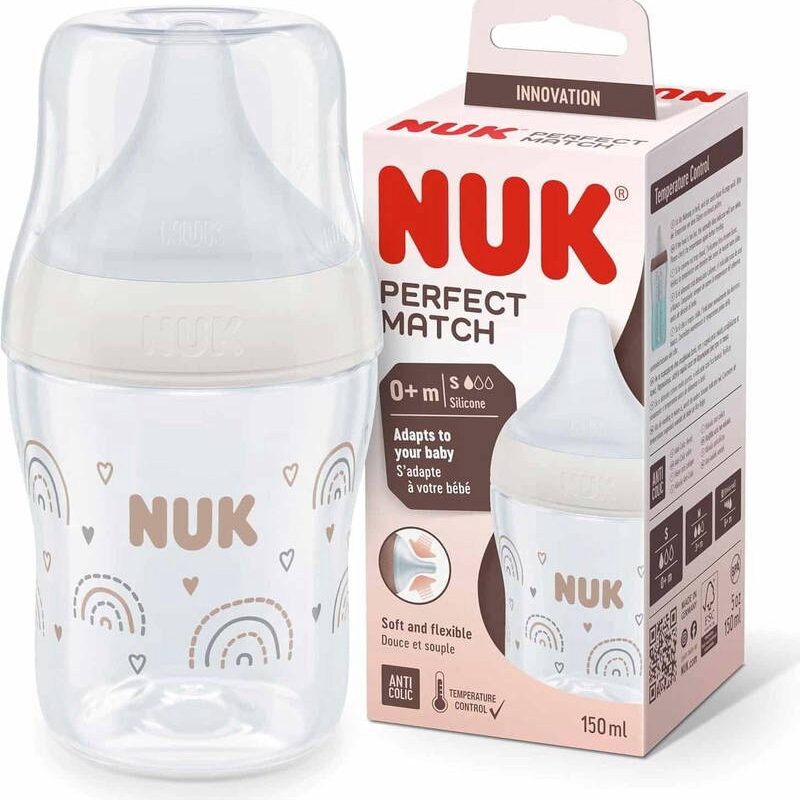 Nuk Biberon Perfect Match 150 ml – Beige