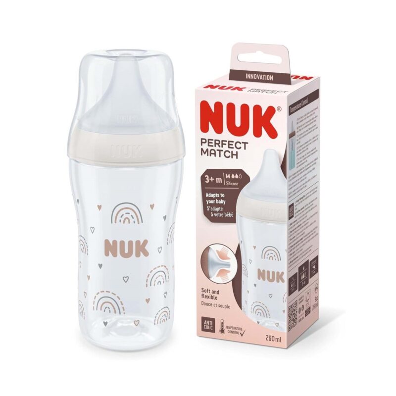 NUK PERFECT MATCH BIBERON ANTI COLIC 3M+ 260ML
