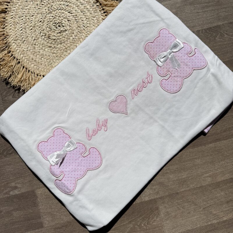 Couverture coton Baby nest fille