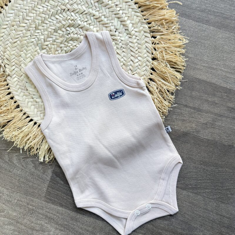 Zulfa sous vêtements en coton sans manche - Beige