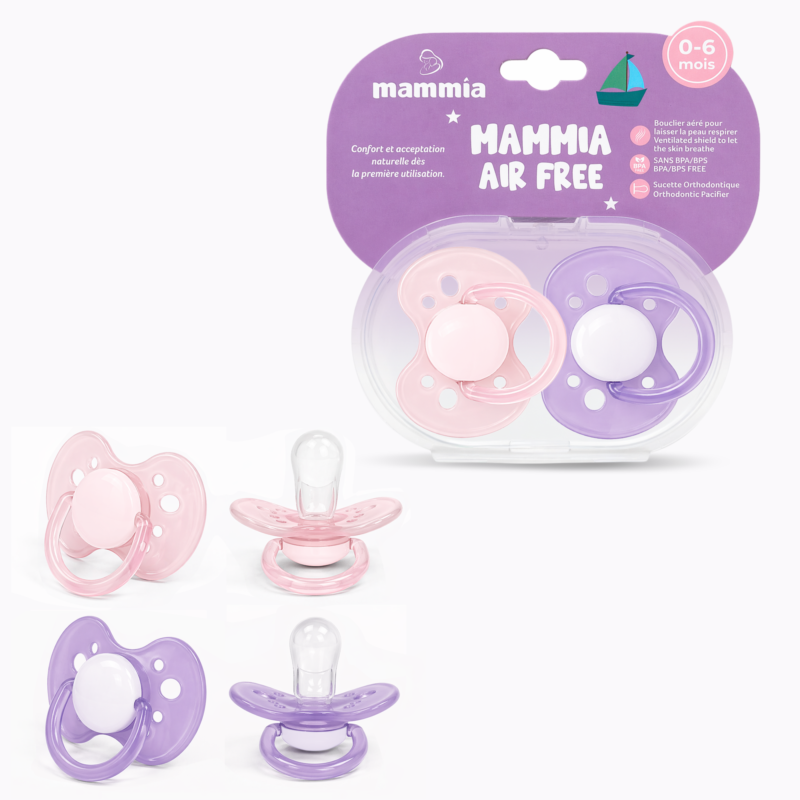 Mammia sucette Air free 🆓 0-6mois